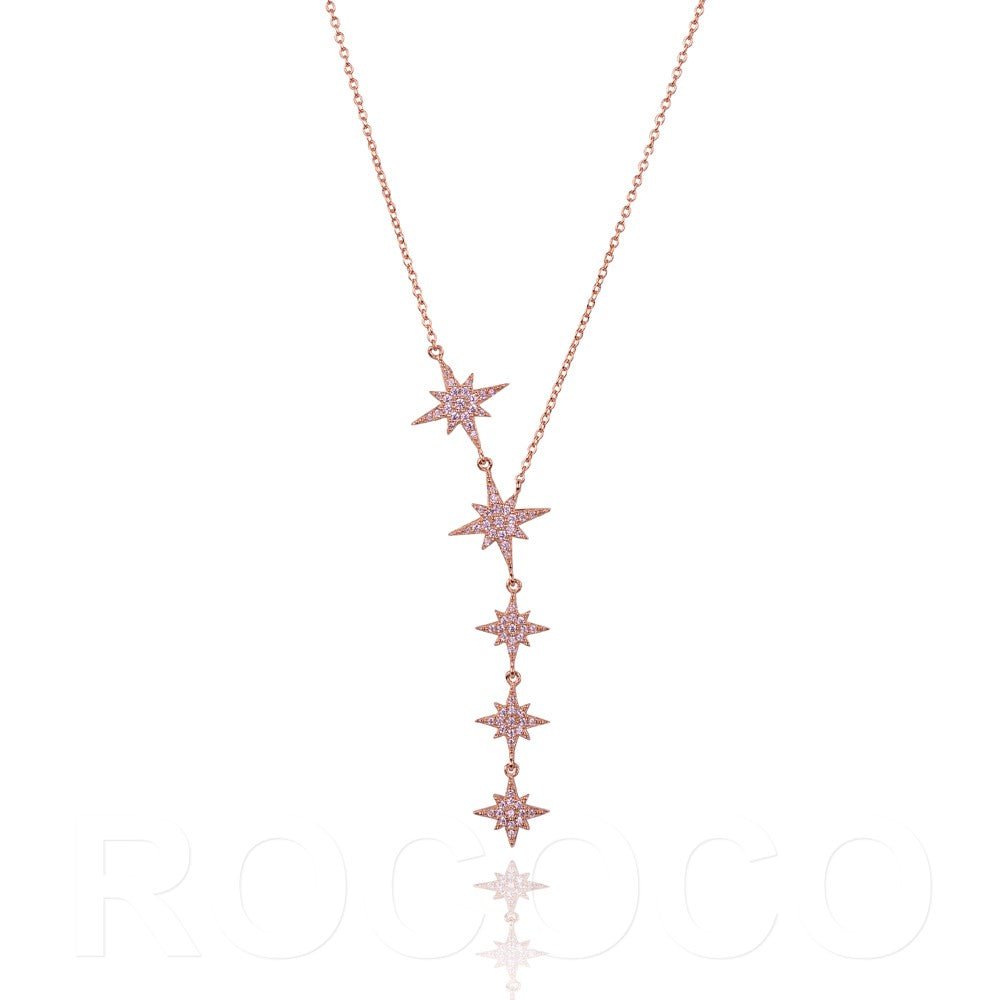 Star Drop Lariat NecklaceNecklaces