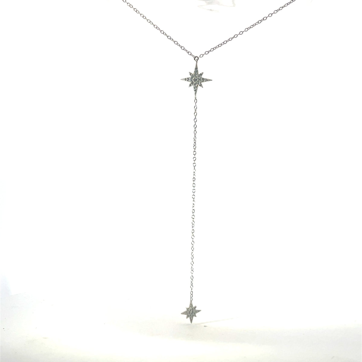 Starburst Lariat necklace sterling silver 925Necklace