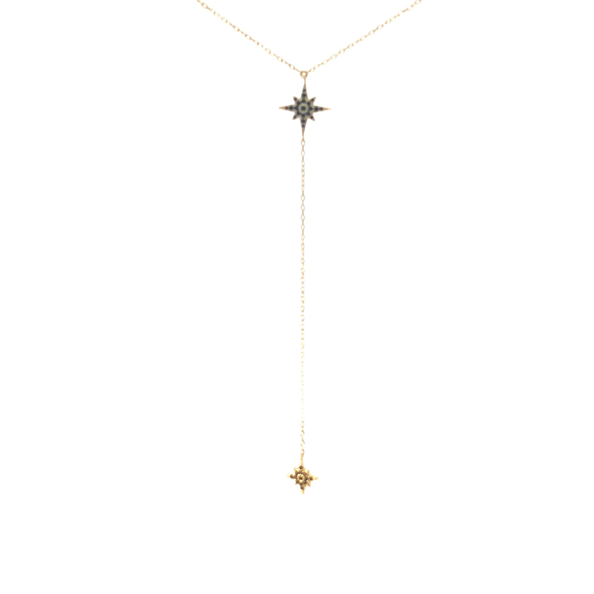 Starburst Lariat necklace sterling silver 925Necklace