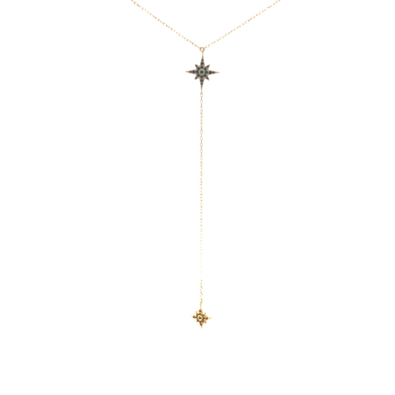 Starburst Lariat necklace sterling silver 925Necklace