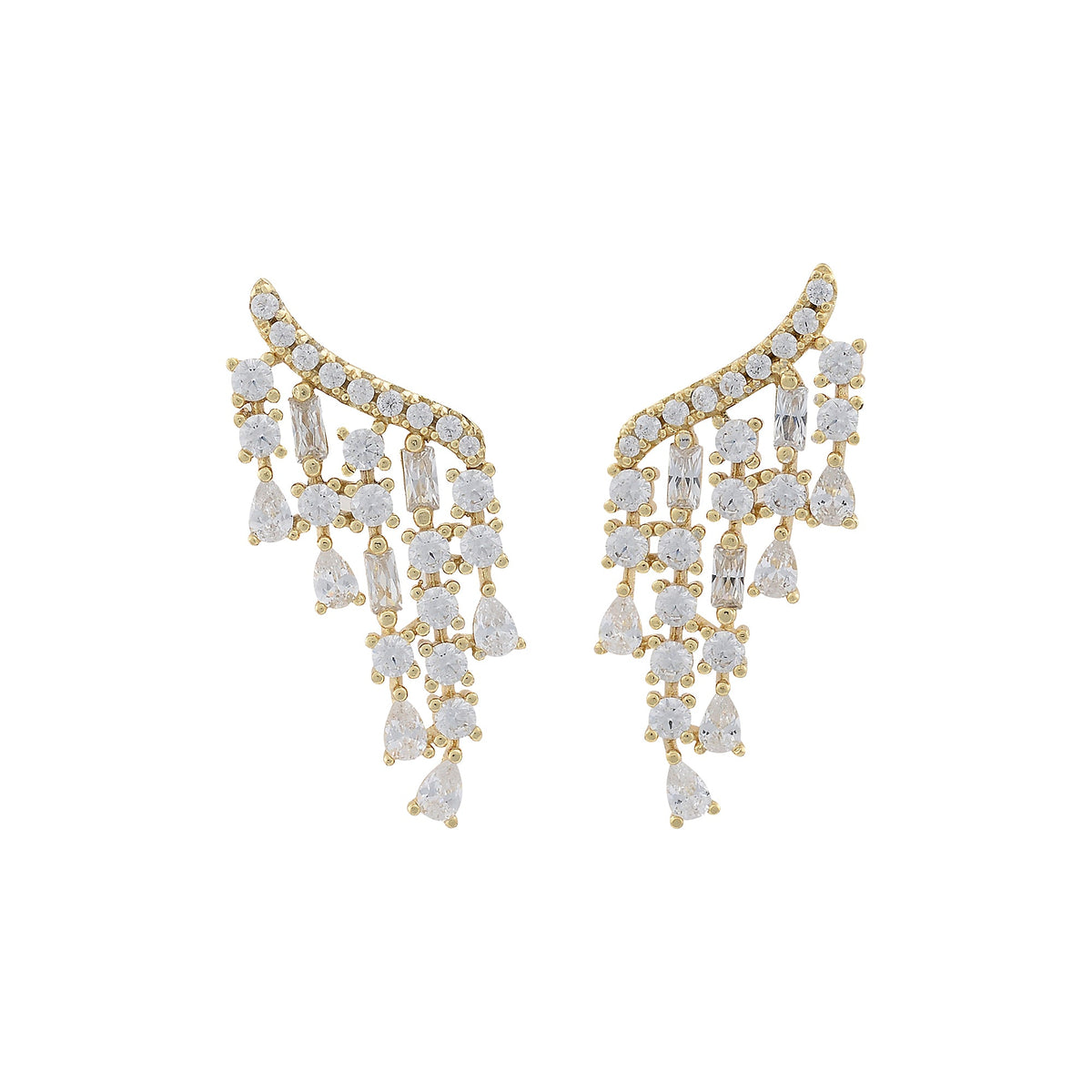Stellar Cascade Chandelier Drop EarringsEarrings