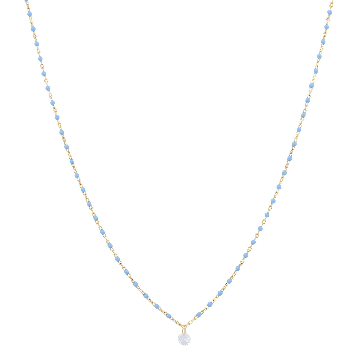The one glitter enamel necklaceNecklace