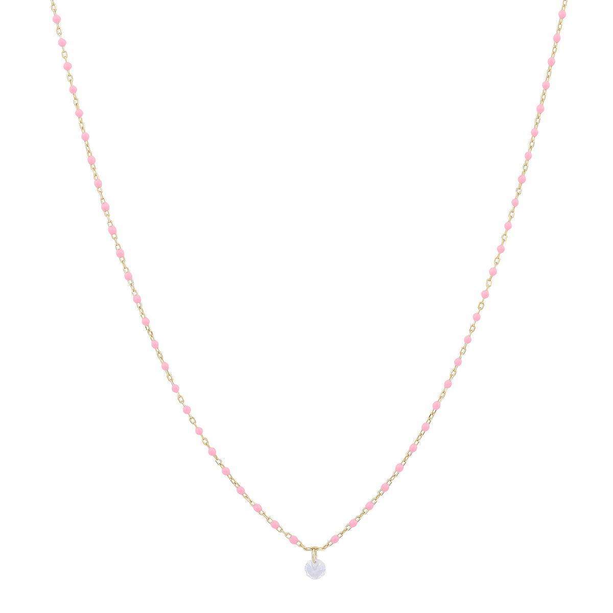 The one glitter enamel necklaceNecklace