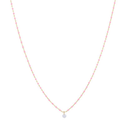 The one glitter enamel necklaceNecklace