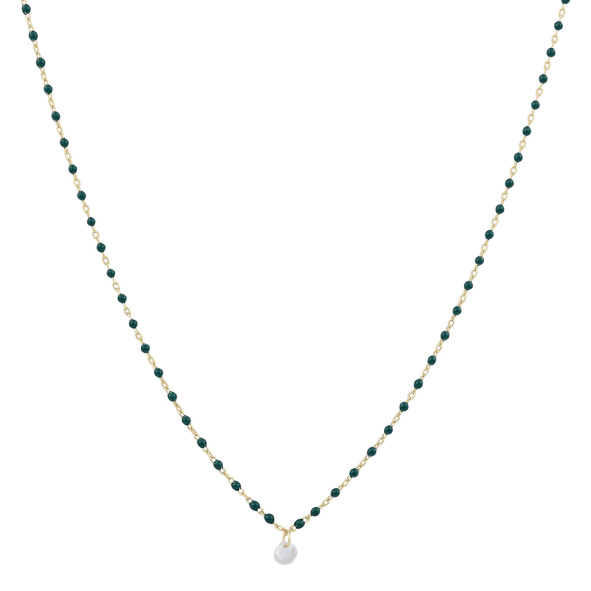 The one glitter enamel necklaceNecklace