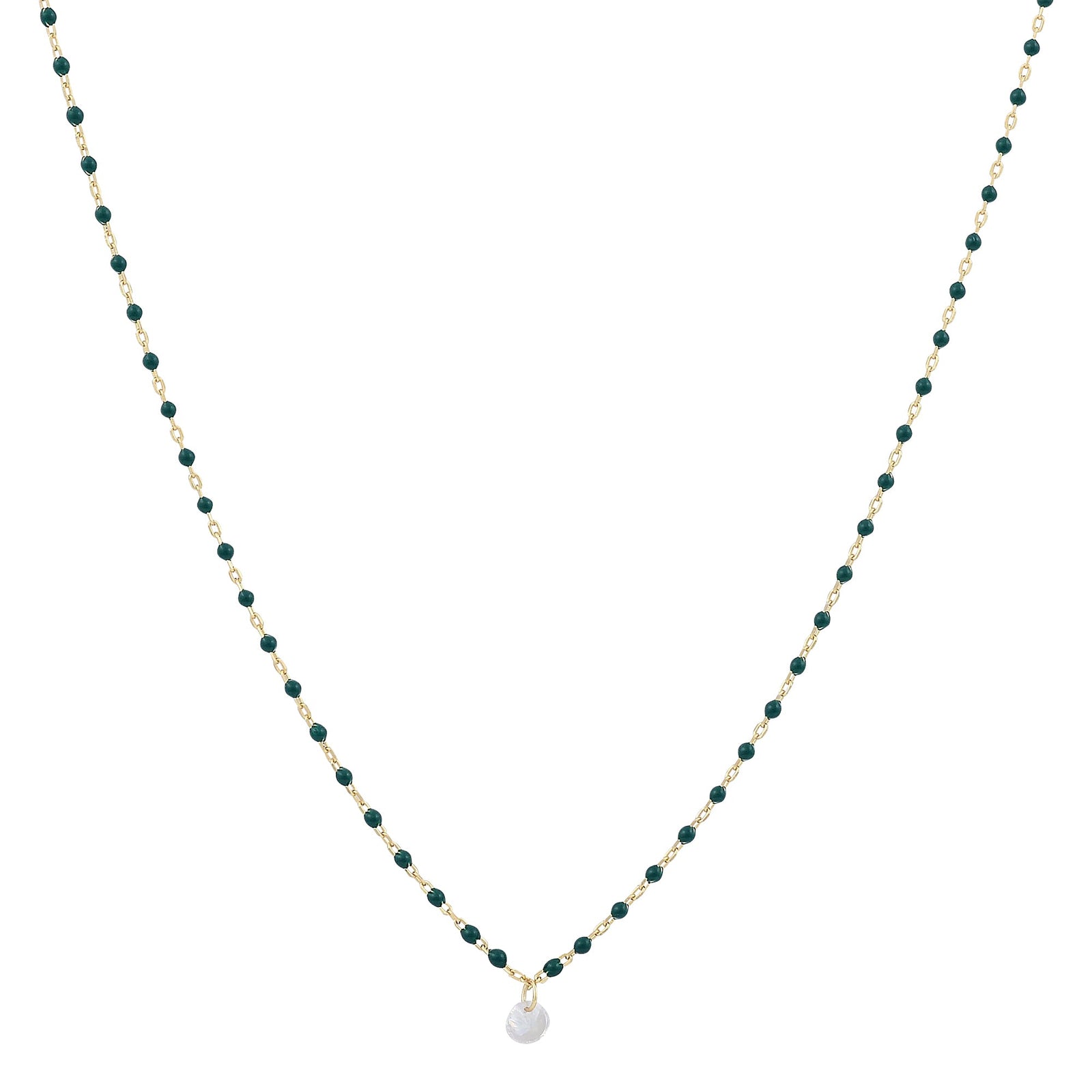 The one glitter enamel necklaceNecklace