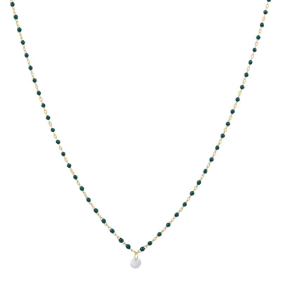 The one glitter enamel necklaceNecklace