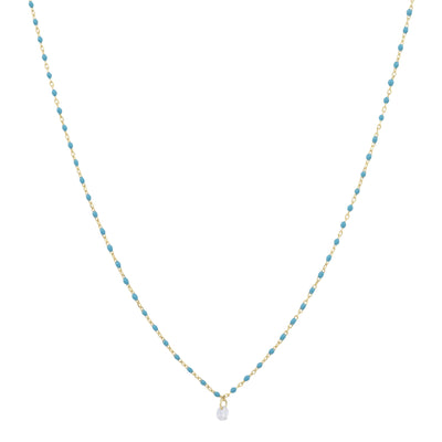 The one glitter enamel necklaceNecklace