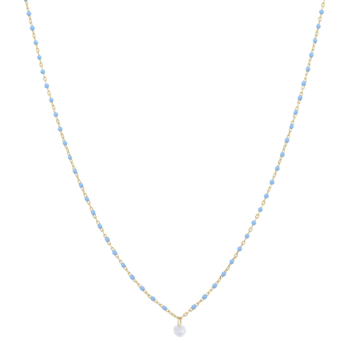 The One Glitter Enamel NecklaceNecklace