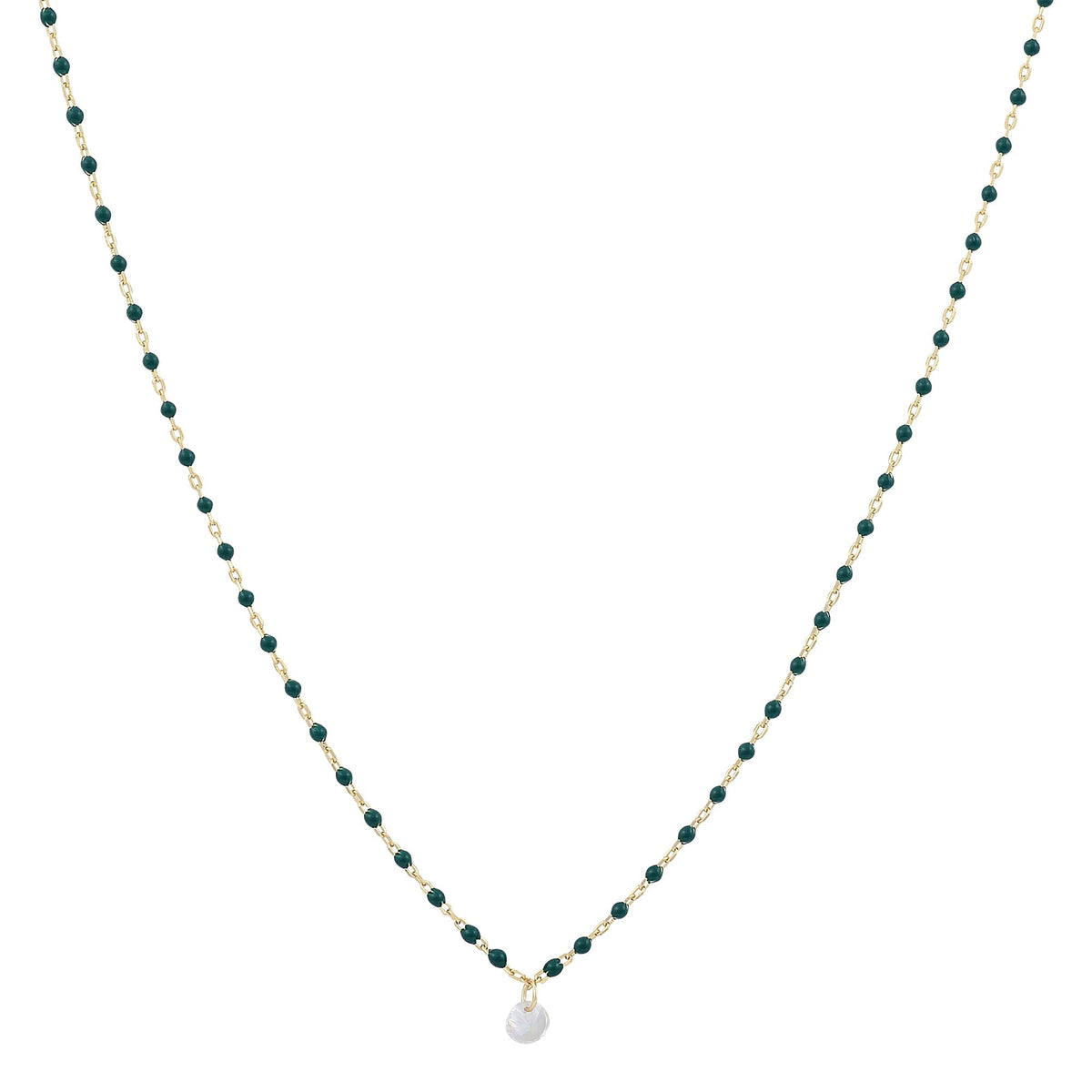 The One Glitter Enamel NecklaceNecklace