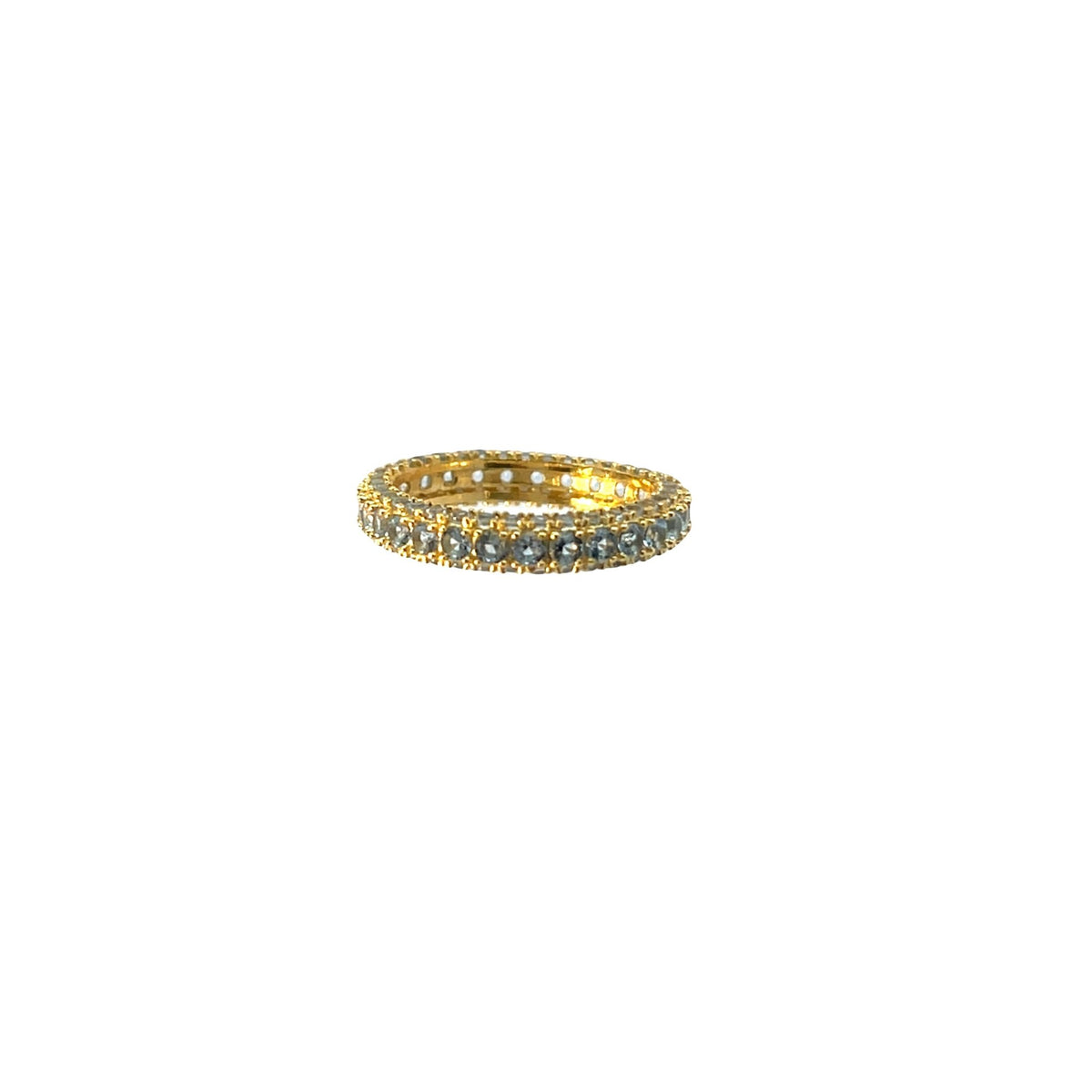 Three line multi stone dress stacking ringRing