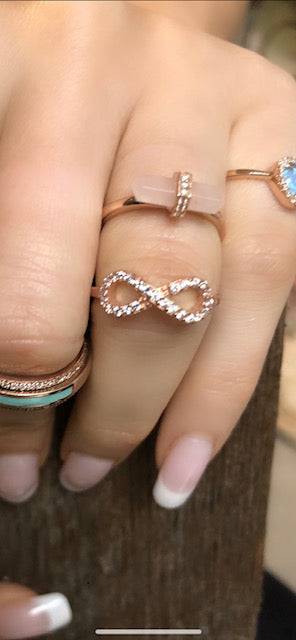 Chakra RoseQuartz Ring