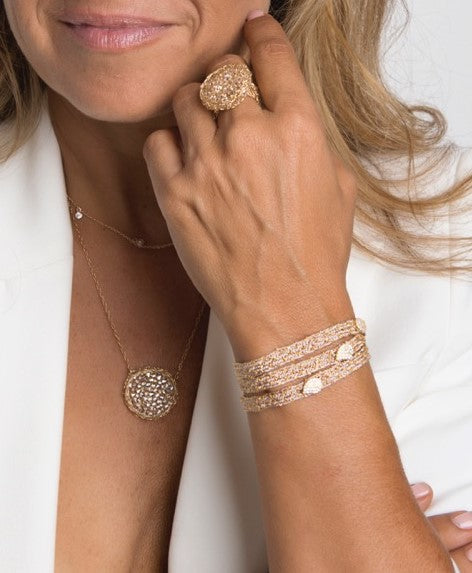 Glitter wrap bracelet