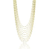 Multi strand glitter chain necklace