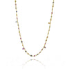 Saphire chakra short necklace