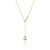 Lariat style pearls of wisdom necklace