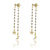 Yellow Gold Products Shine your light all day and night moon and star earrings