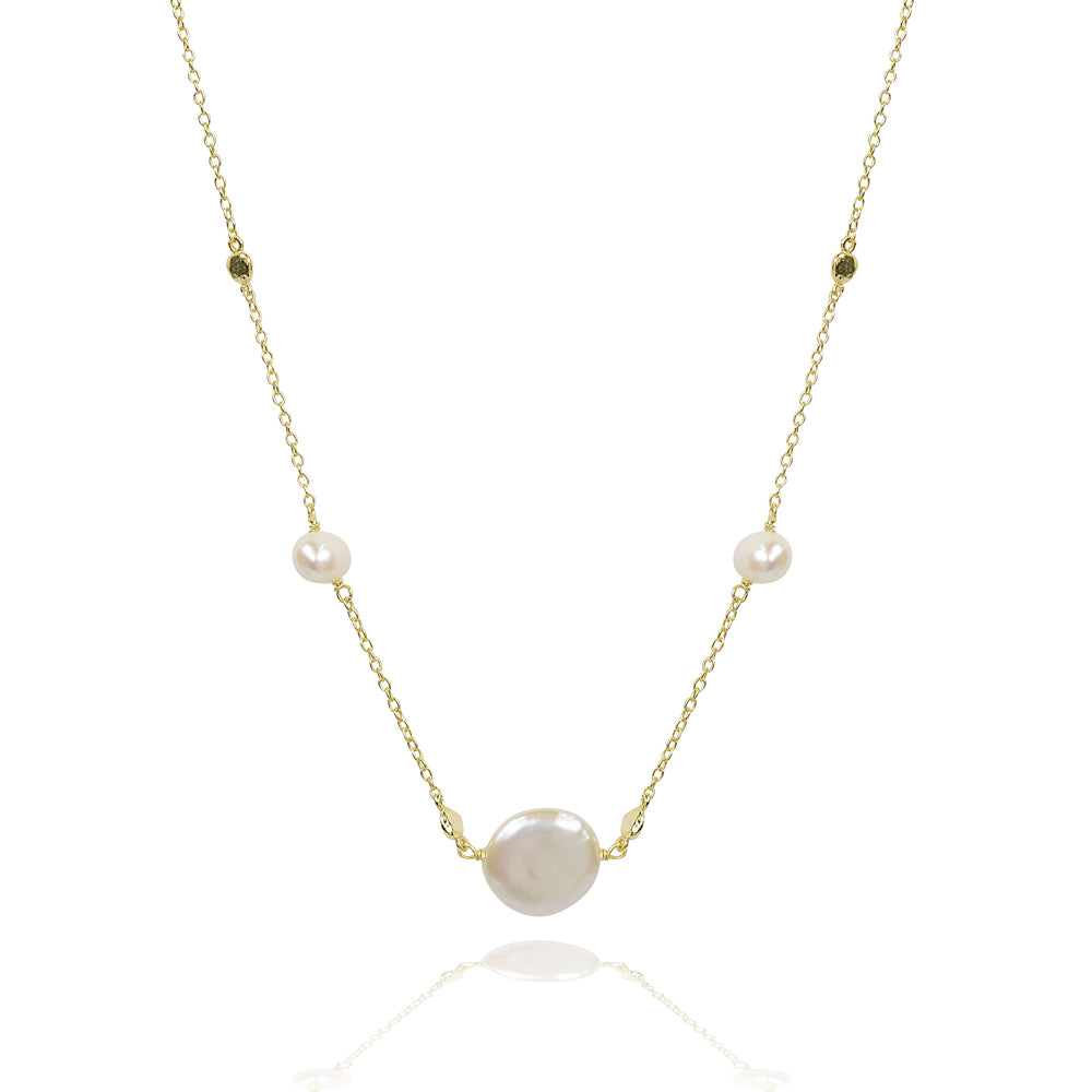 Pearls of wisdom classic 3 pearl  necklace