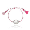 We are all connected Shema pink bracelet