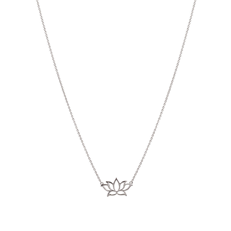 Classic lotus short faith necklace