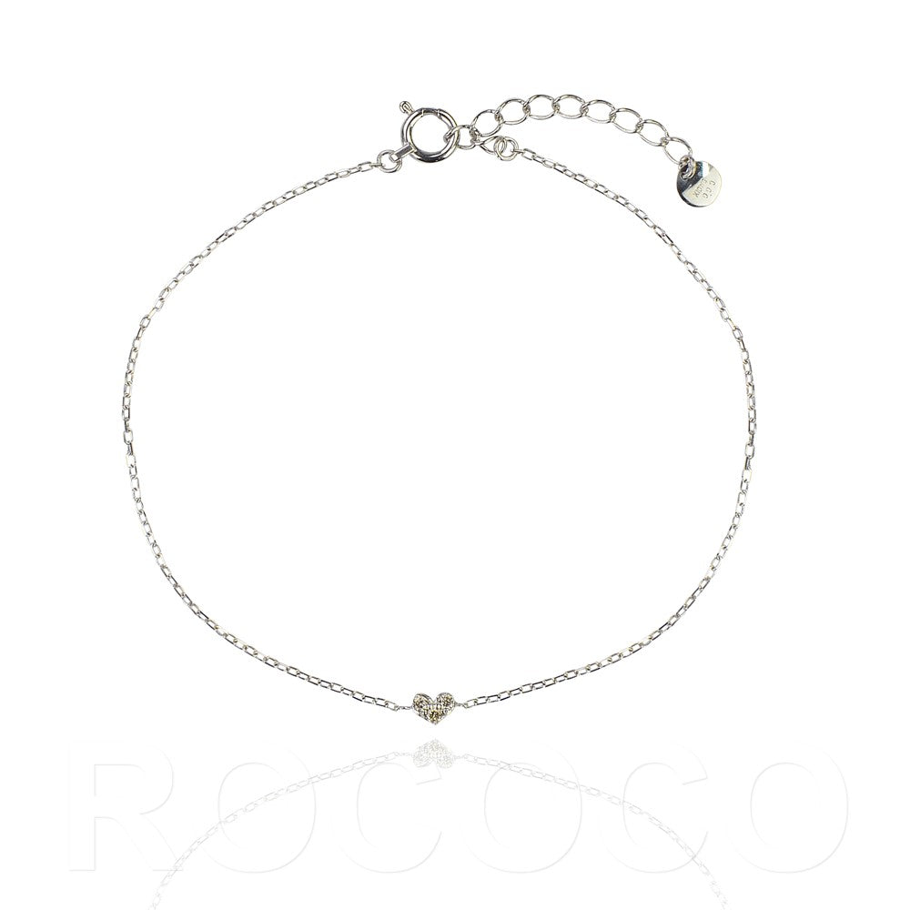 True love solid gold bracelet