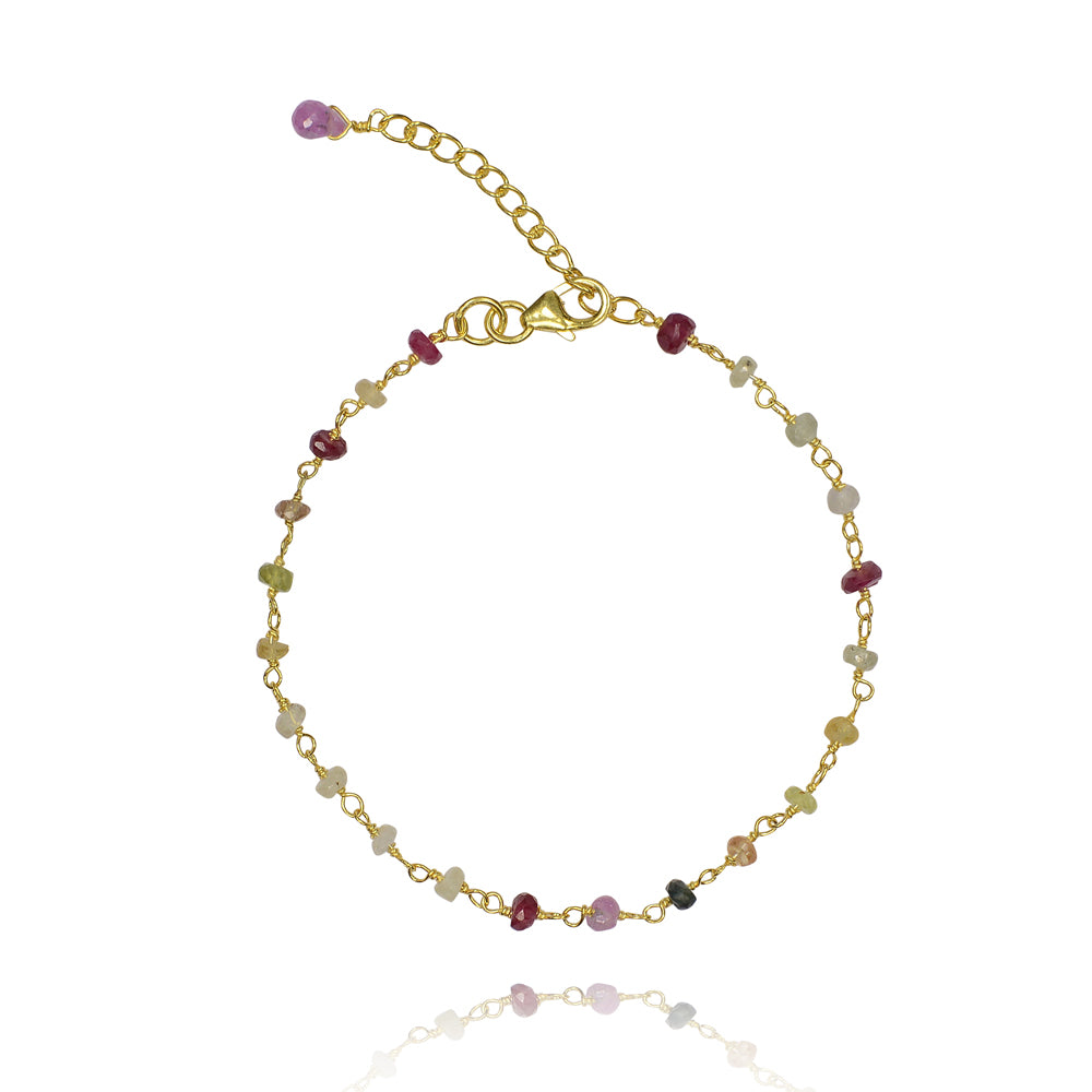 Saphire Chakra bracelet