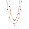Base Chakra red long necklace