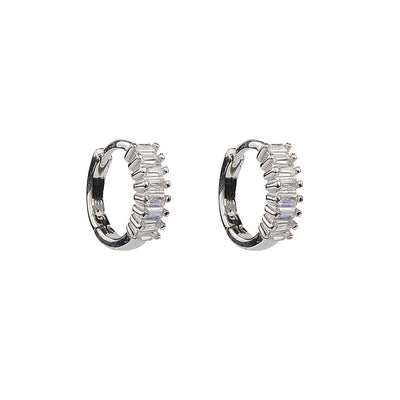 Baguette classic everything that glitters huggie earringsEarrings