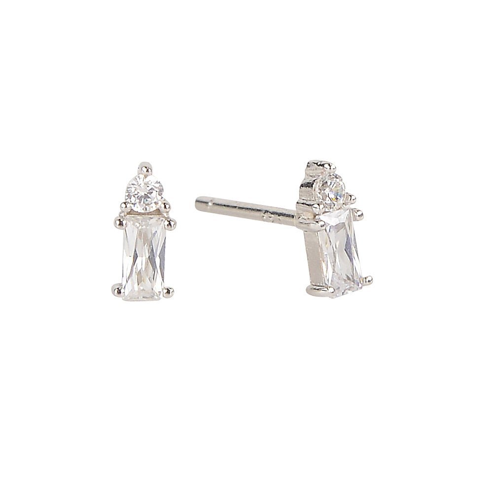 Baguette CZ Stud EarringsEarrings