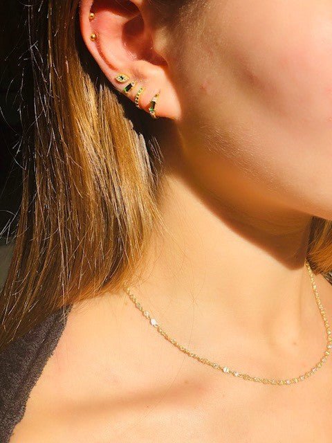 Baguette CZ Stud EarringsEarrings