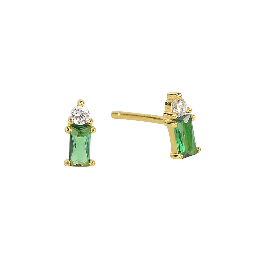 Baguette CZ Stud EarringsEarrings