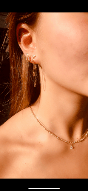 Baguette Huggie EarringsEarrings