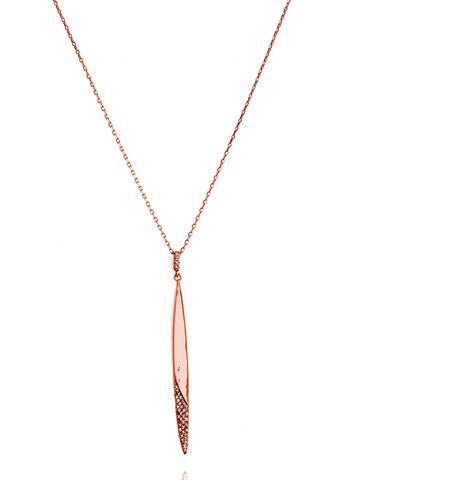 Long bar drop glitter necklaceNecklace