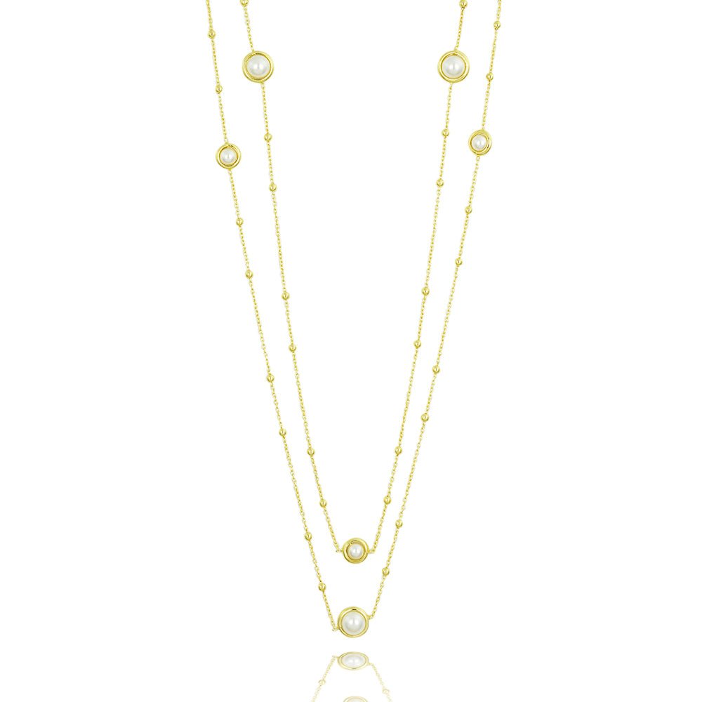 Pearl encased classic long - NecklaceNecklace