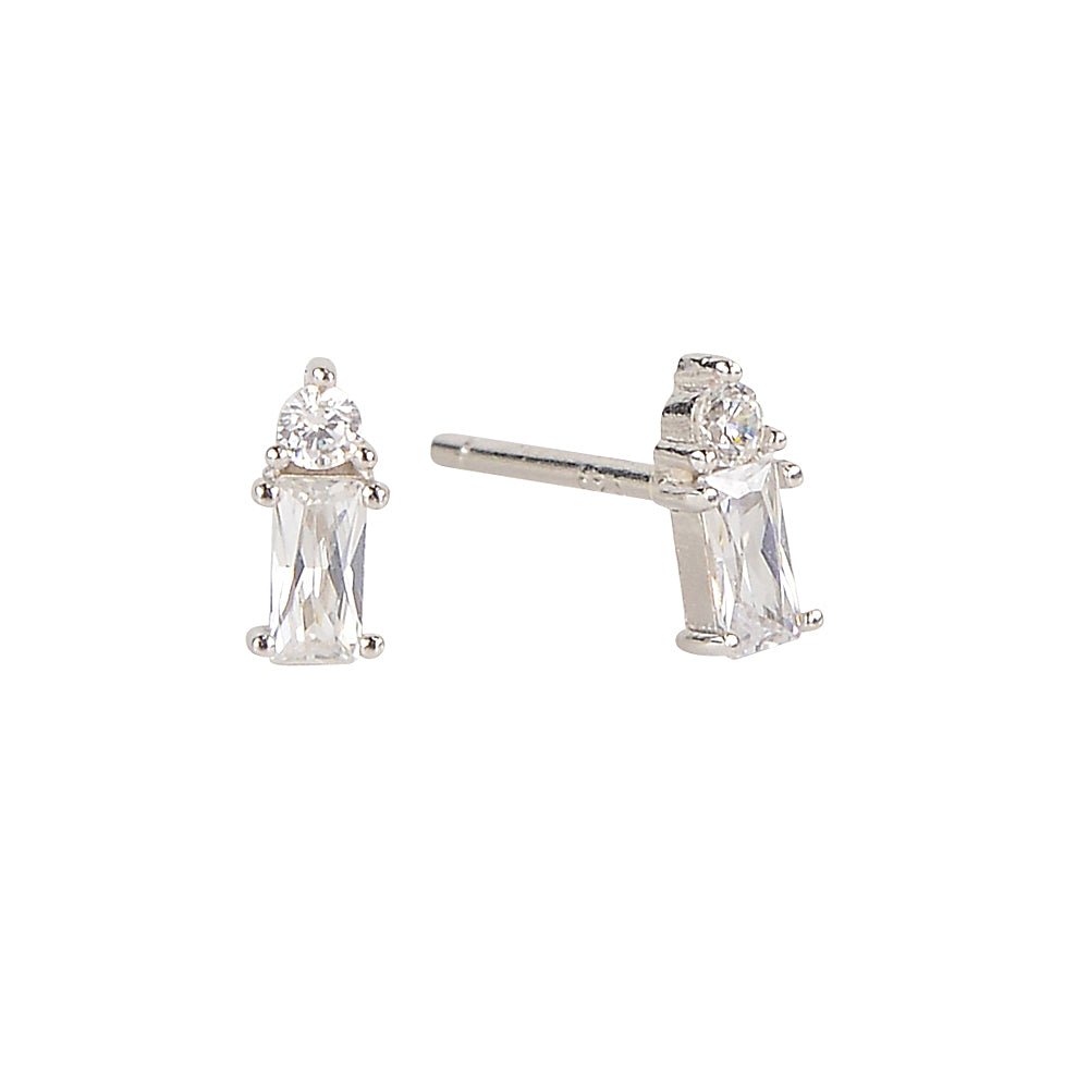 Small baguette stud earringsEarrings