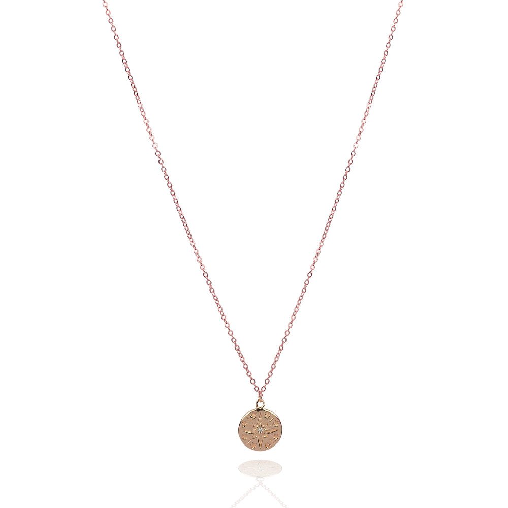 Starburst disc necklaceNecklace