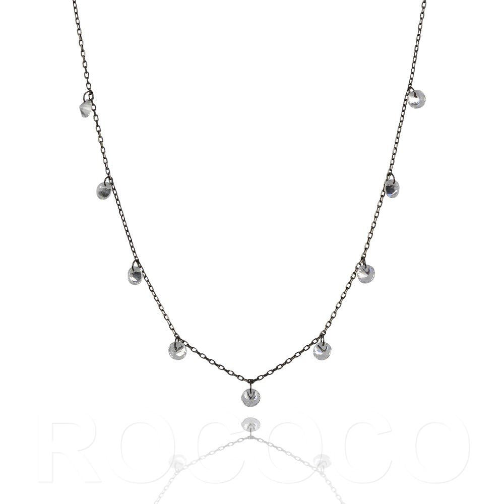 Sterling Silver CZ Drop Necklace - Authentic Life JewelleryNecklace