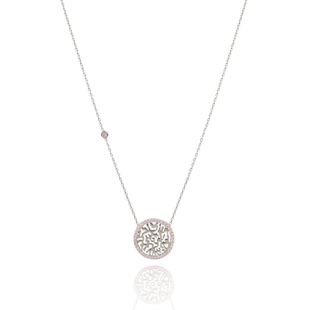 We Are All One Shema Necklace with Side StoneNecklace