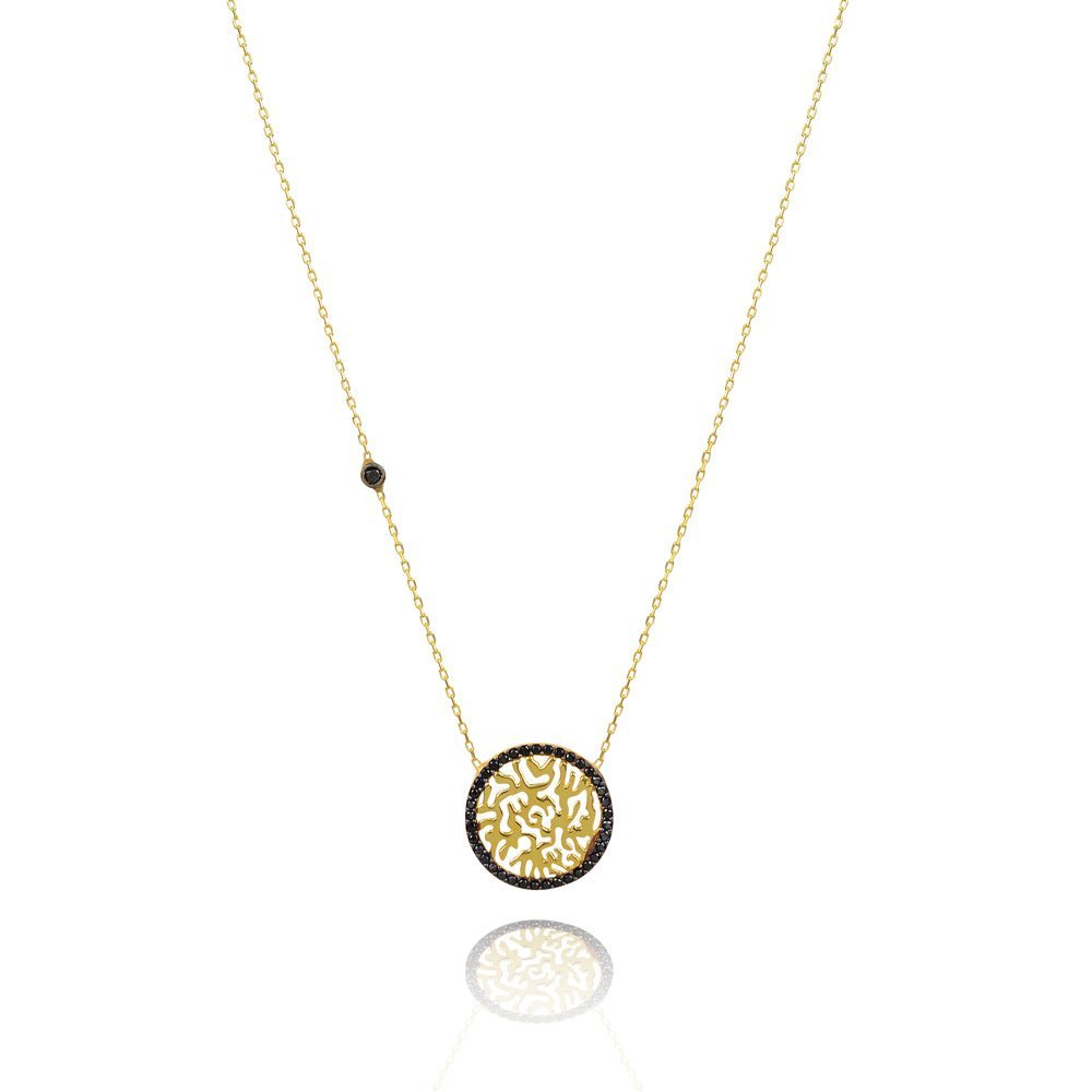 We Are All One Shema Necklace with Side StoneNecklace