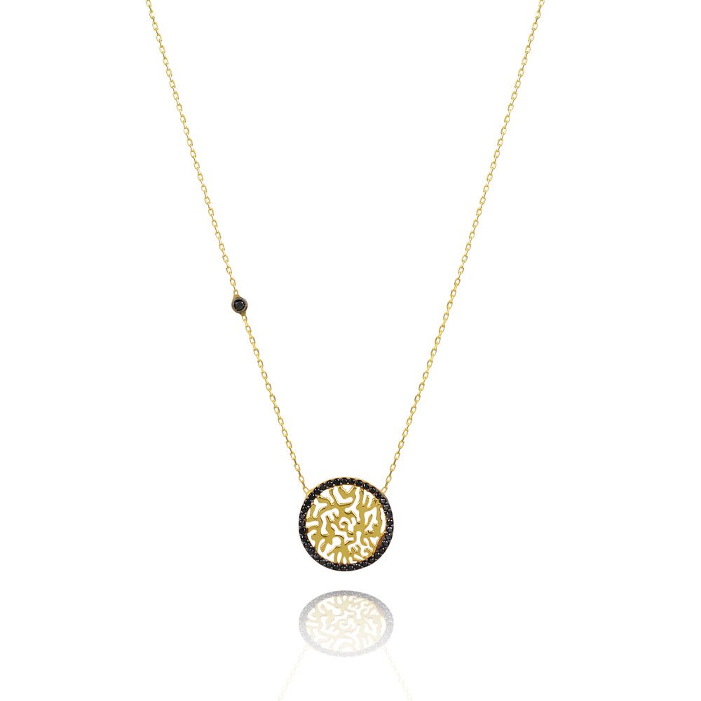 We are all one shema necklace with side stone.Necklace